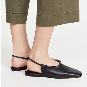 VINCE Cadya Leather Slip-On Flats